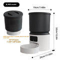 4 litre smart pet feeder with timing function and remote monitoring options for cats and dogs