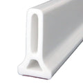 Flexible silicone bathroom water blocking strip in white, black, and grey colours showing 30mm width dimension