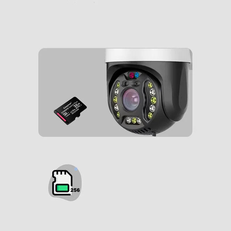 360 degree rotating outdoor surveillance camera dome with HD resolution for security monitoring
