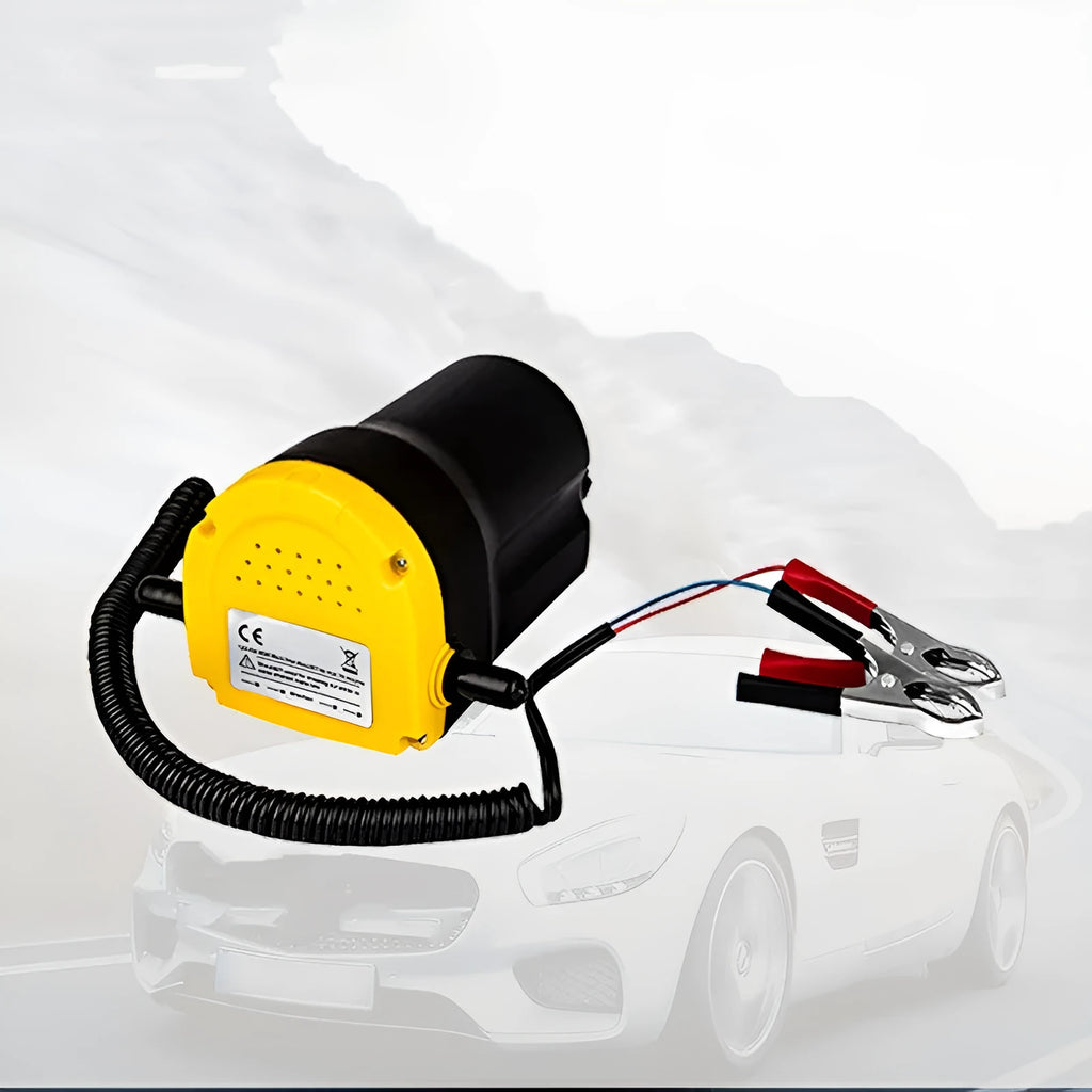 12V electric self-priming oil pump with engineering plastic body for transferring engine oil