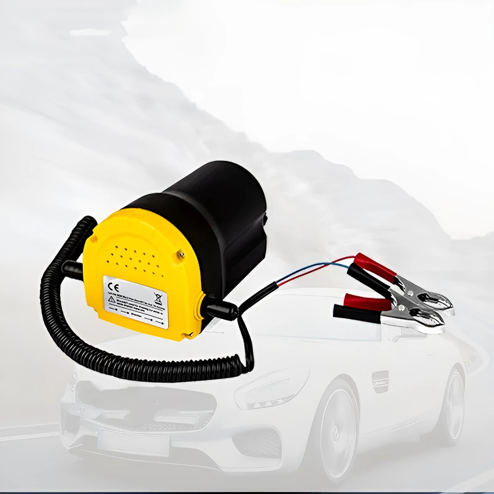 12V electric self-priming oil pump with engineering plastic body for transferring engine oil