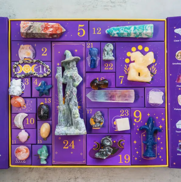Paper Halloween countdown gift box for crystal advent calendars