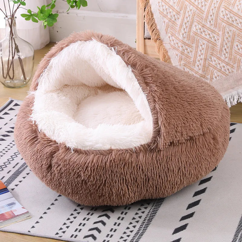 Waterproof cloth dog kennel in semi-enclosed design showing colour options