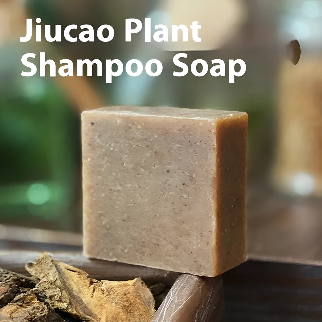 72g nine grass cold process shampoo soap bar, silicone oil-free hair cleansing product