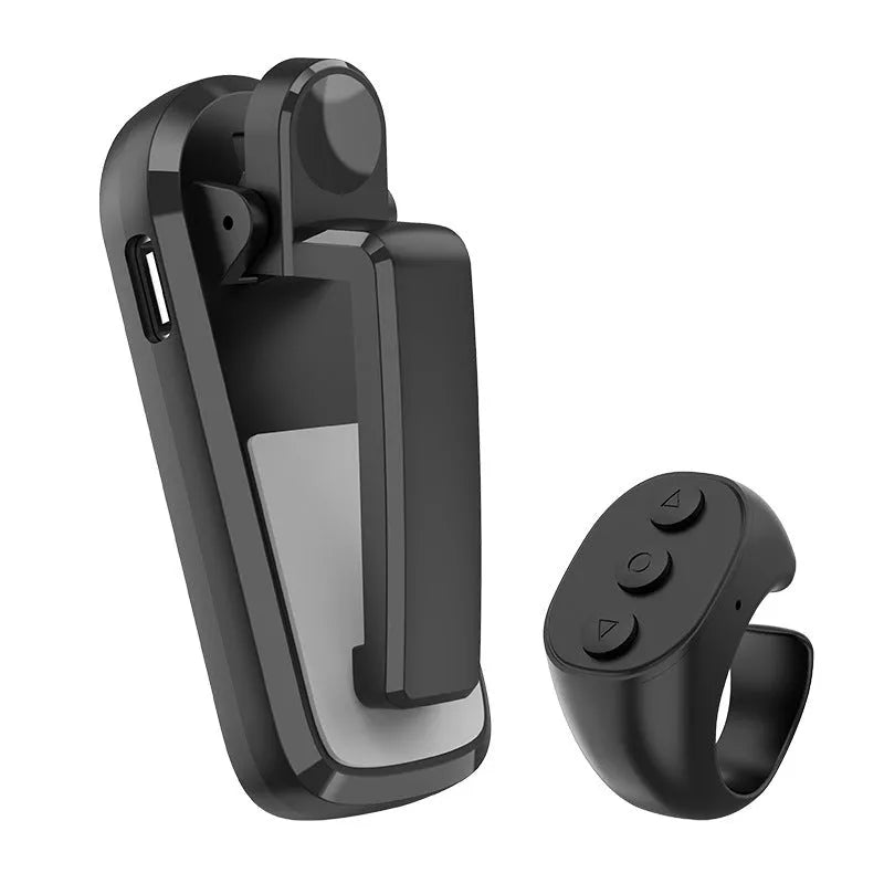 Wireless page turner remote control in black, pink, or white colour with clickers for tablets and phones.