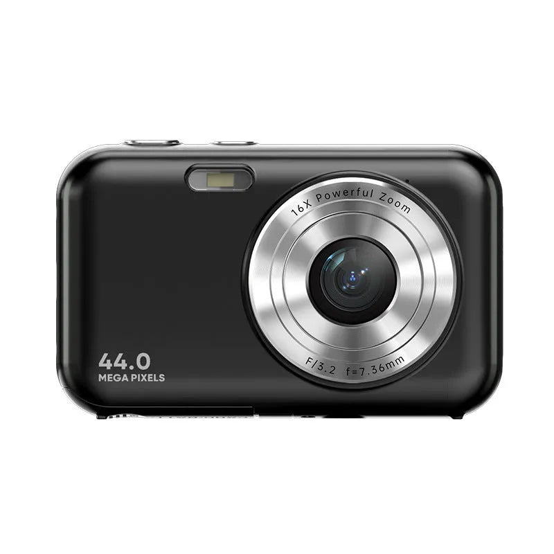 Children's digital camera in four colours with 2.4-inch screen, 44MP sensor, and 1080p video
