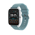 H80 black sports smart watch with silicone strap showing ECG and blood oxygen monitoring on screen