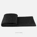Modern minimalist bed runner nap blanket set with plaid pattern on 1.5m bed