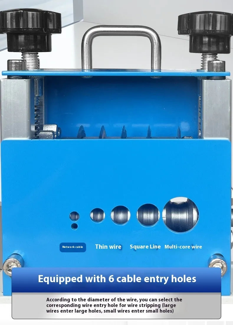 SD-017 manual wire stripping machine for household wires 0.5-17mm diameter