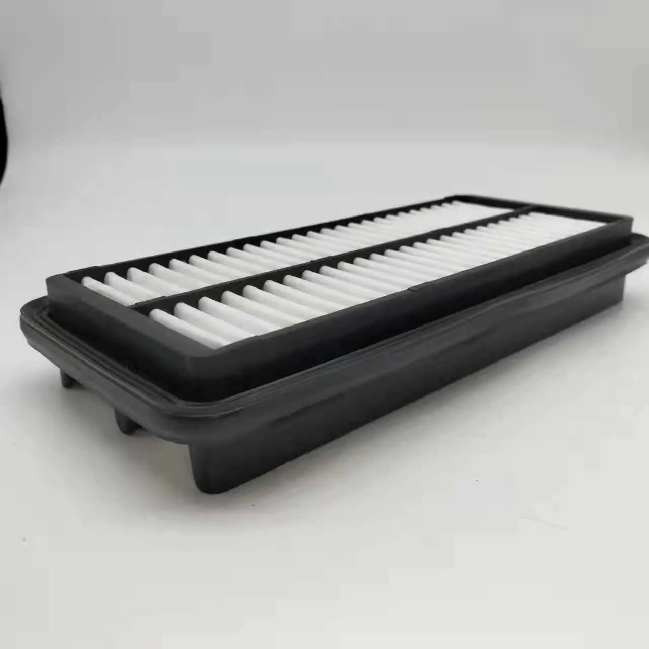 Black car air filter replacement part measuring 256mm by 113mm by 40mm for Modern vehicles