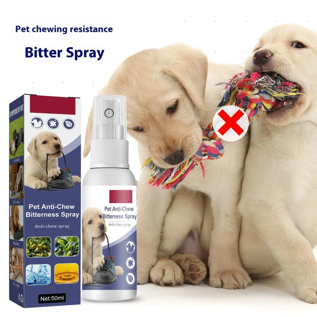 50ml boxed pet anti-bite spray for indoor dog scratching and sofa use