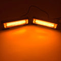 Yellow 208 model strobe warning light with aluminium alloy housing and COB LED light source