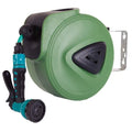 Automatic retractable hose reel with 10 metre PVC water pipe for car washing