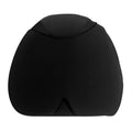 Simple solid colour cold compress cap in black, pink, or dark blue with fully enclosed design