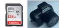 Black Y3000 HD outdoor sports camera with small screen, compact size for student travel and video recording.