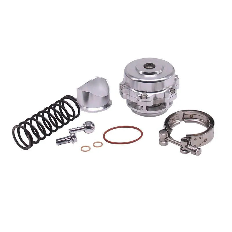 Aluminium alloy blowdown valve pressure relief device for turbocharger protection in six colour options