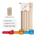 Four Seasons Universal portable hollow cotton camping sleeping bag with storage bag in swamp colour.