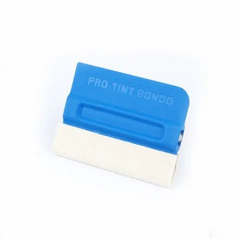 Car film scraper tool with ABS body and four scraping material options for vehicle wrap application