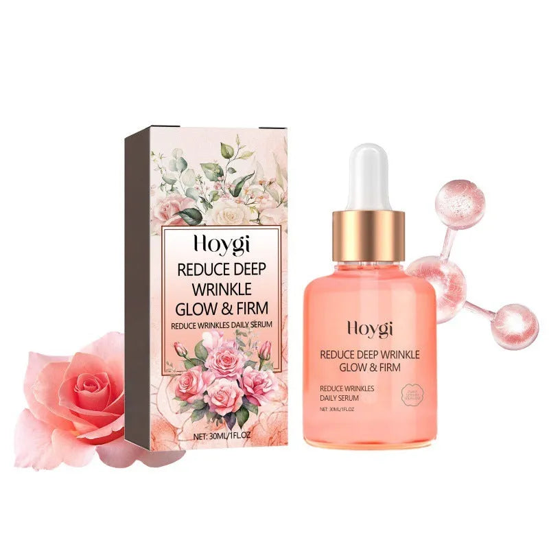 30ml rose essential oil bottle for skin brightening and wrinkle smoothing