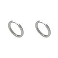 Gold-plated geometric round eyelet ear clips for women