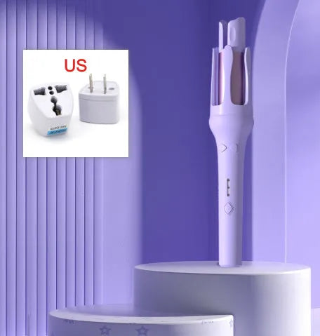 Automatic hair curler with 32mm barrel in white and Chigo colour options