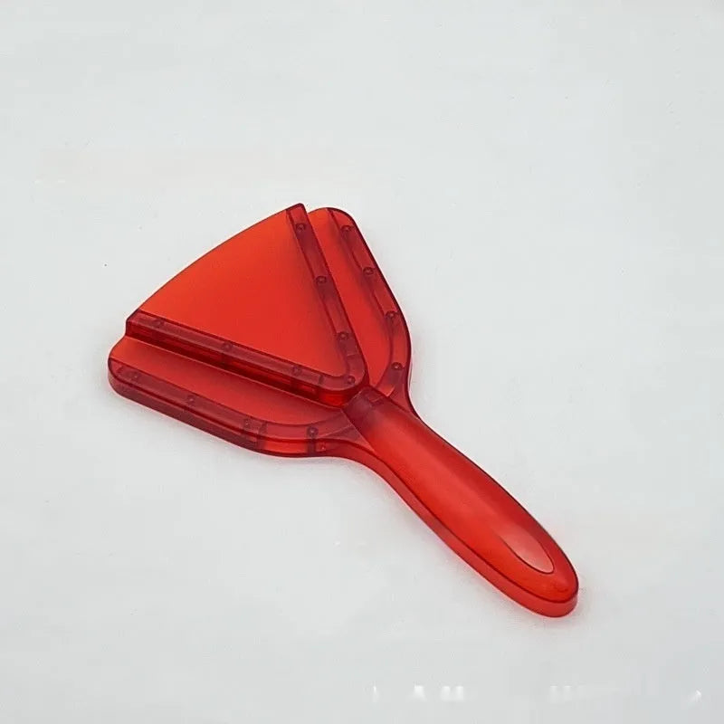 Adjustable telescopic bottle opener with non-slip grip in transparent red, grey, or clear ABS plastic