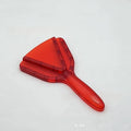 Adjustable telescopic bottle opener with non-slip grip in transparent red, grey, or clear ABS plastic
