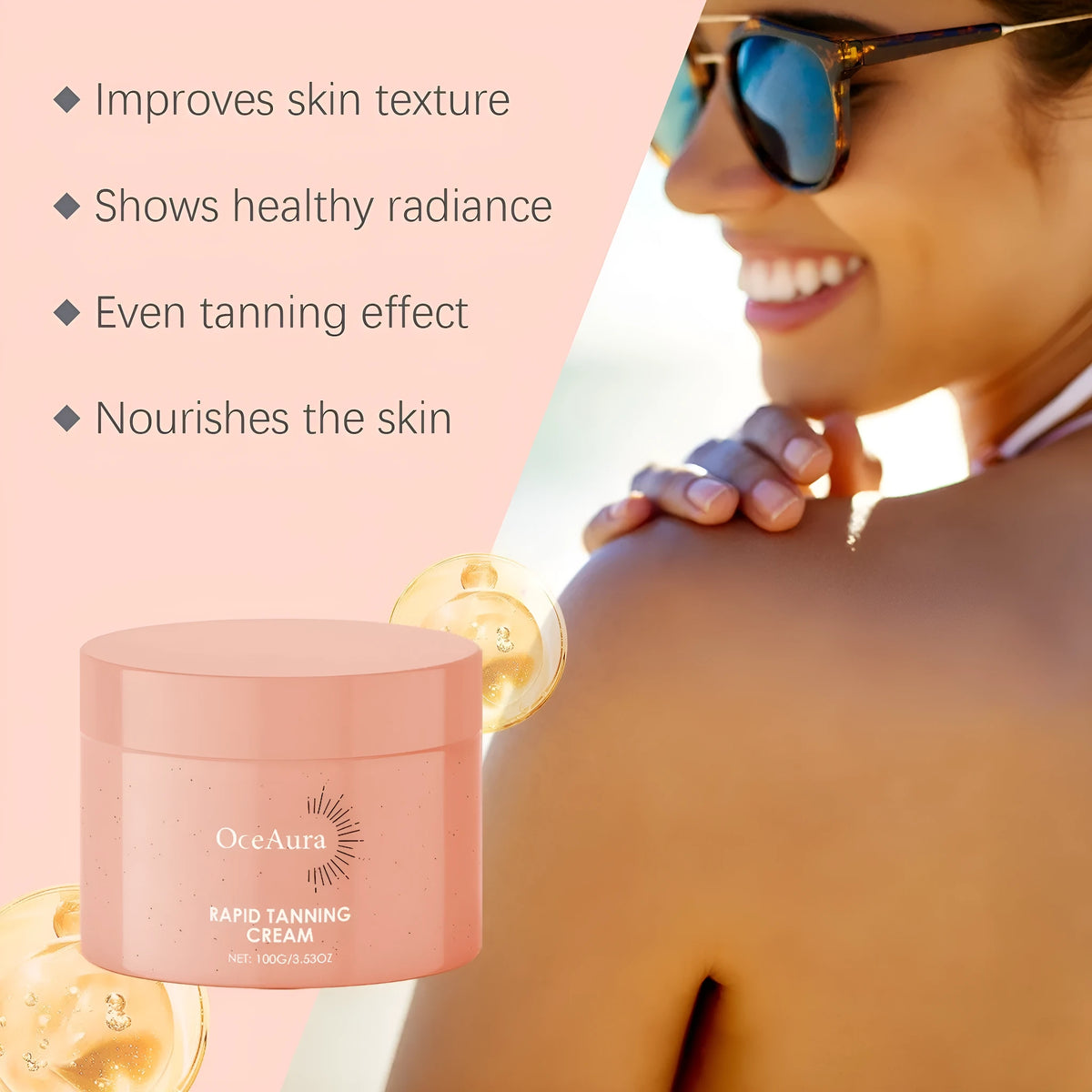Black Frost Darkening Cream 100g jar for makeup and skin tone enhancement