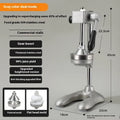 Stainless steel manual vertical citrus juicer with zinc alloy construction