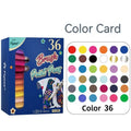 Set of soft-head gouache marker pens for hand painting and graffiti art in multiple colour configurations