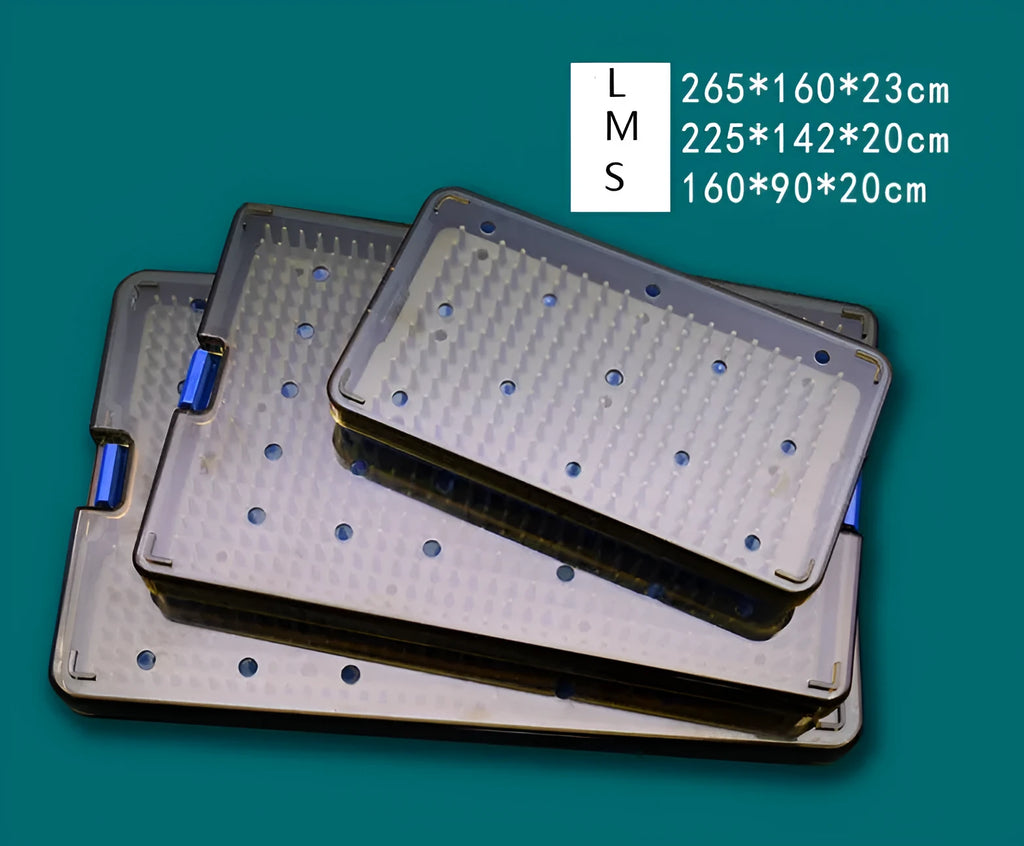 Silicone disinfection box for UV sterilisation in three different sizes