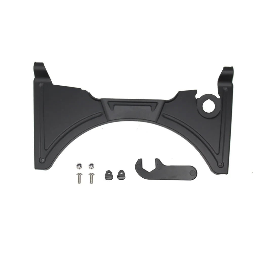 Black motorcycle cockpit fairing for BMW R1250GS and R1200GS LC models