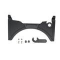 Black motorcycle cockpit fairing for BMW R1250GS and R1200GS LC models