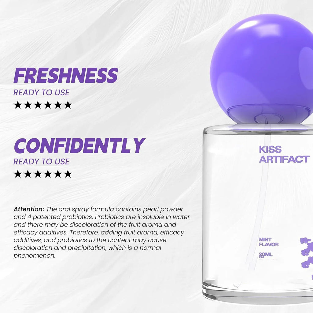 20ml portable oral spray bottle with probiotics formula for oral hydration