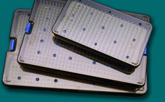 Silicone disinfection box for UV sterilisation in three different sizes