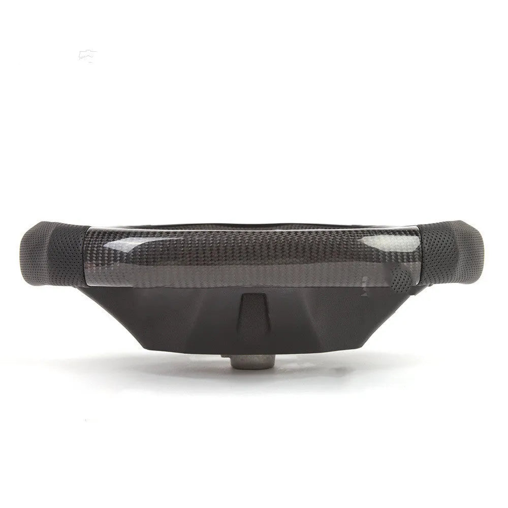 Black carbon fibre BMW steering wheel with LED lighting for X3 X5 models