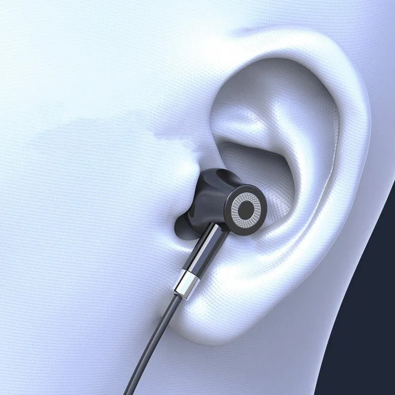Wireless Bluetooth sports headset with power display card showing battery status and neckband design