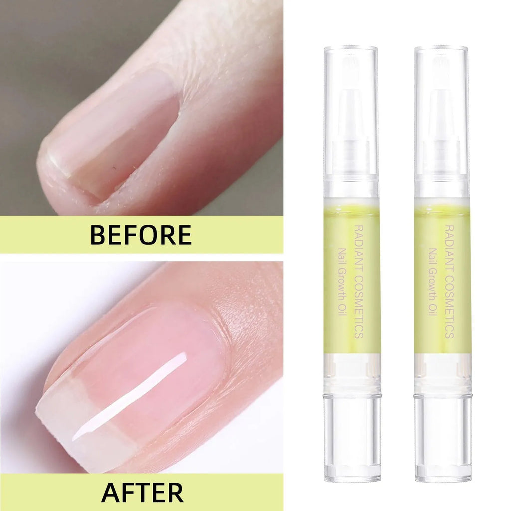 3ml nail growth treatment oil bottle for moisturising and promoting natural nail growth