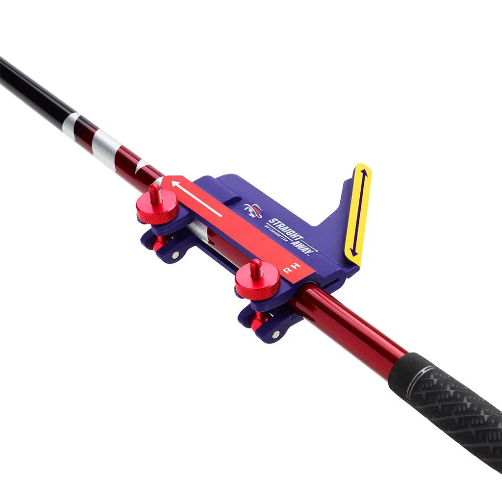 Plastic golf swing plane simulator training aid with alignment guide for swing mechanics