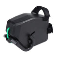 Black plastic bicycle trailer rope with buckle for connecting trailers to bicycles