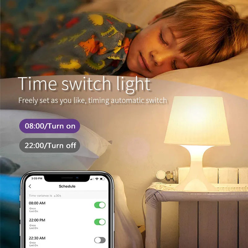 Wi-Fi smart GU10 LED spotlight bulb with RGBCCT colour and adjustable white light options