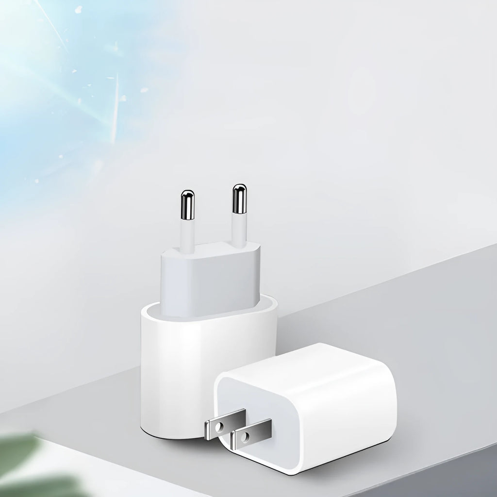 20W PD mobile phone charger with European and US plug options