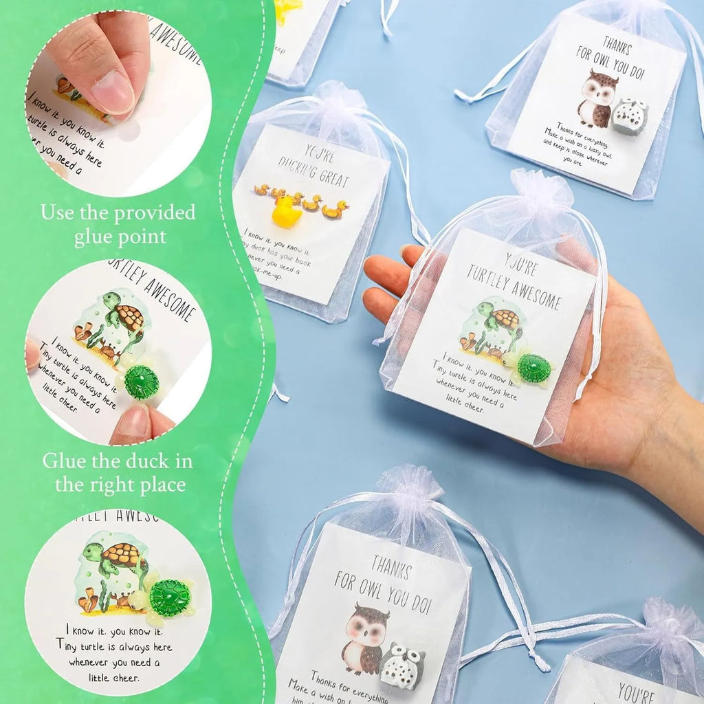 Set of solid resin greeting cards featuring a funny pen scrape pun design, shown in a pack.