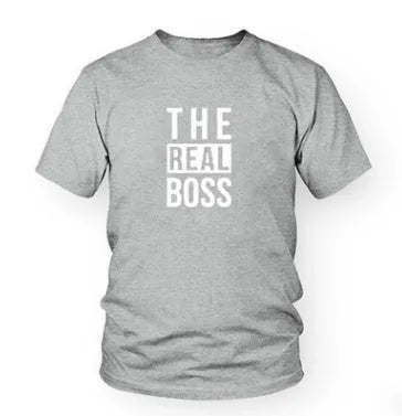 Men's loose fit printed T-shirt with short sleeves and round neck