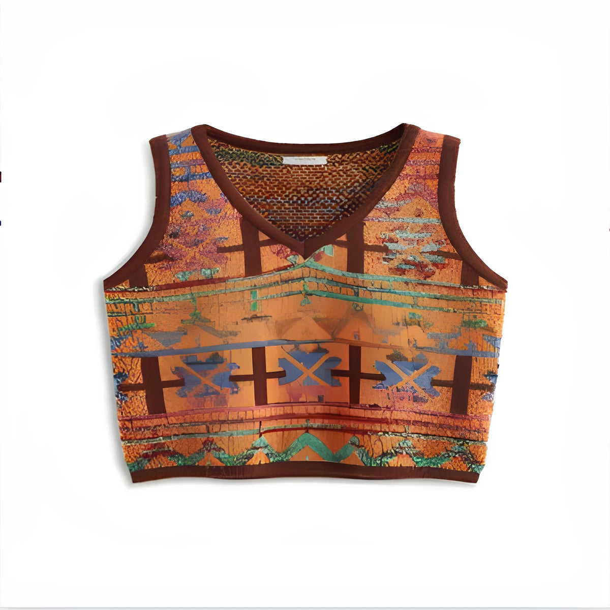 Men's loose fit round neck t-shirt in bird eye cloth polyester with printing design