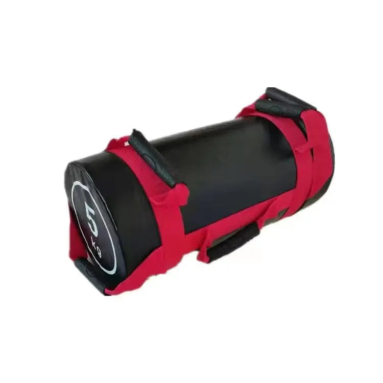 Fitness Energy Sack Power Bag weight training sandbag in flat white leather finish