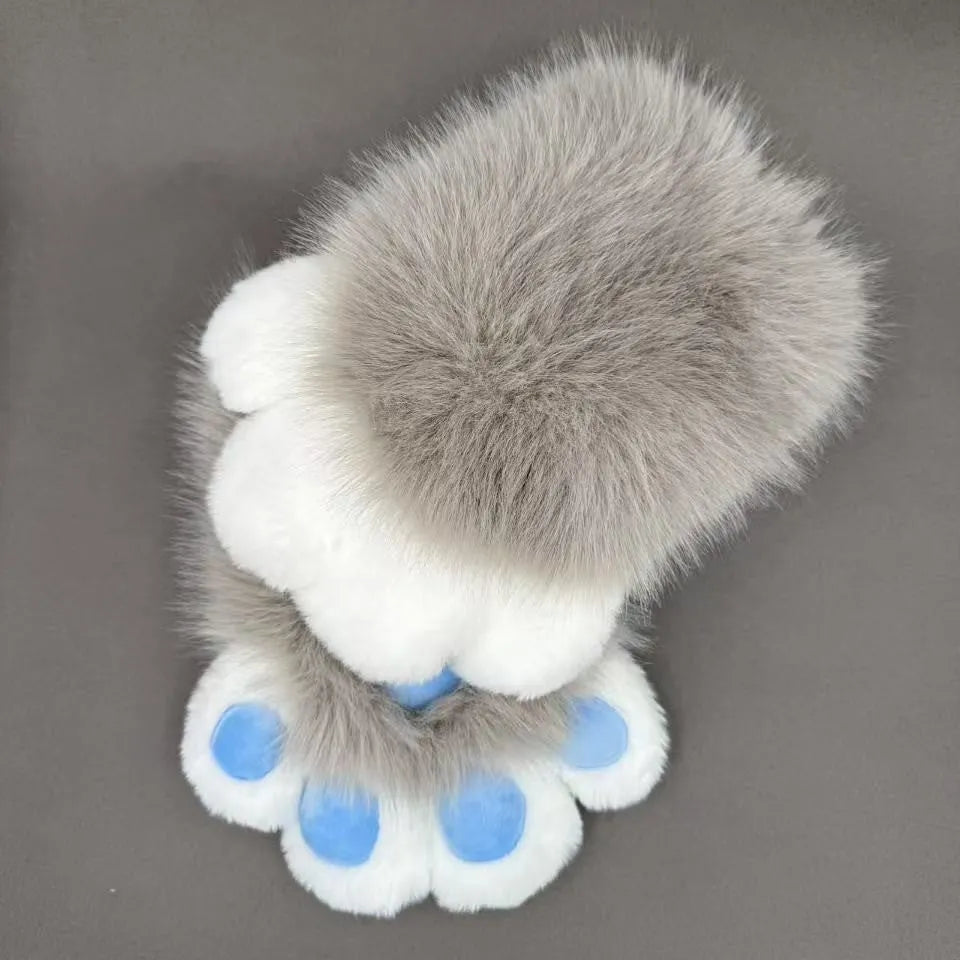 Colourful animal claw cosplay gloves in multiple colour combinations with nylon construction