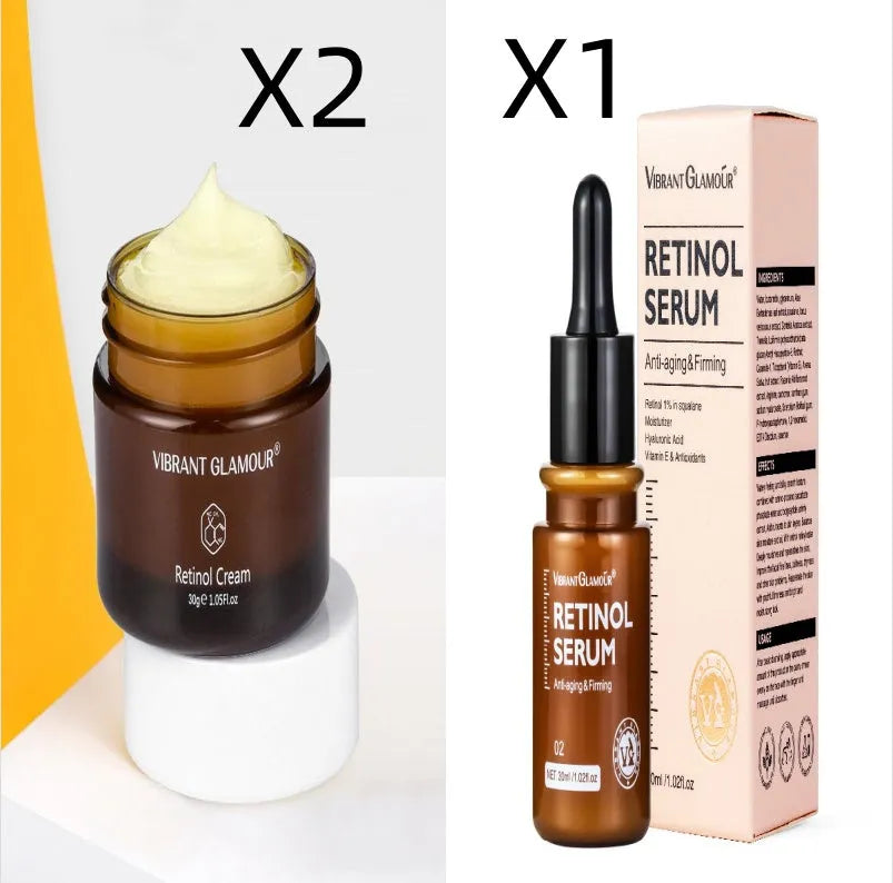 30 ml retinol facial serum bottle for reducing dry lines and fine lines