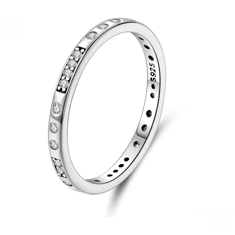 Women's silver I Love You ring with moss password inscription and oxidized black finish