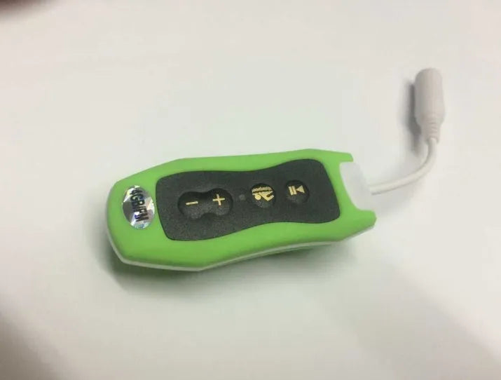 IPX68 waterproof Bluetooth MP3 sports headset in colours black, blue, green, orange, pink, white.